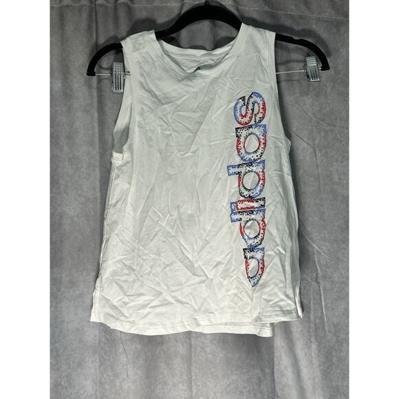 ADIDAS Big Girls Waist Length Sleeveless Tank Top Multicolor Size L - Picture 1 of 2
